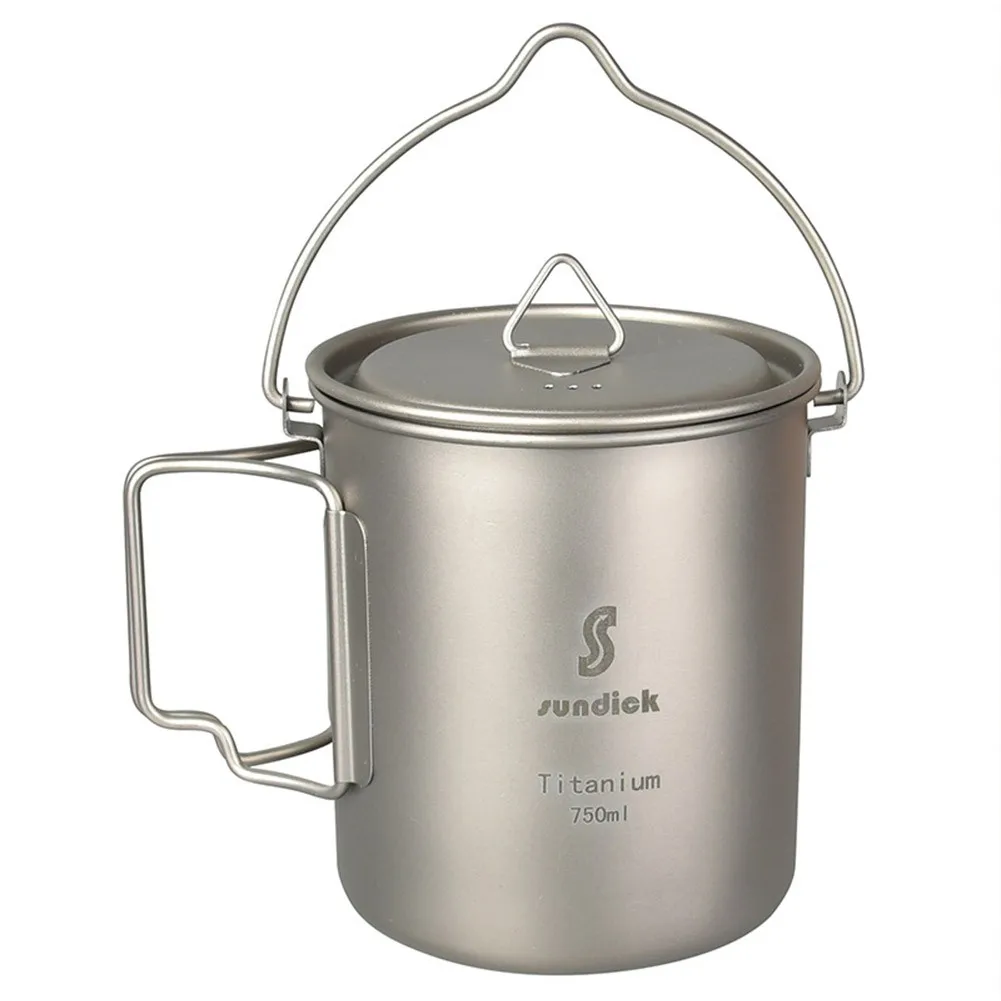 Titanium Mug 750ml Pot With Lid Foldable Handle Camping Water Cup Pot Lightweight Cookware Cookware Picnic Drinkware Tableware
Titanium Mug 750ml Pot With Lid Foldable Handle Camping Water Cup Pot Lightweight Cookware Cookware Picnic Drinkware Tableware