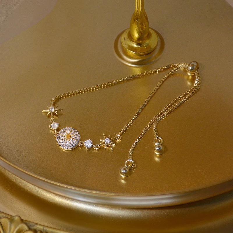 14K Real Gold Luxury Delicate Bracelet for Women AAA Micro Inlaid Zirconia Romantic Bracelets Jewelry Christmas Birthday Gift
14K Real Gold Luxury Delicate Bracelet for Women AAA Micro Inlaid Zirconia Romantic Bracelets Jewelry Christmas Birthday Gift