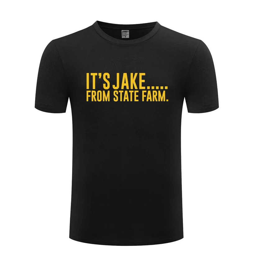Забавная Мужская футболка It's JAKE из государственной фермы, новая мужская повседневная футболка с коротким рукавом и круглым вырезом
Забавная Мужская футболка It's JAKE из государственной фермы, новая мужская повседневная футболка с коротким рукавом и круглым вырезом