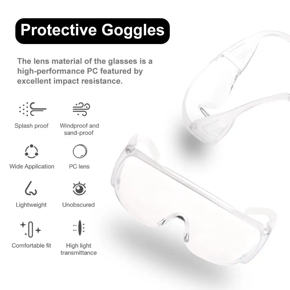 Windproof Goggles Dustproof Protective Glasses Breathable Goggle For Men Women Cycling Anti-particle
Windproof Goggles Dustproof Protective Glasses Breathable Goggle For Men Women Cycling Anti-particle