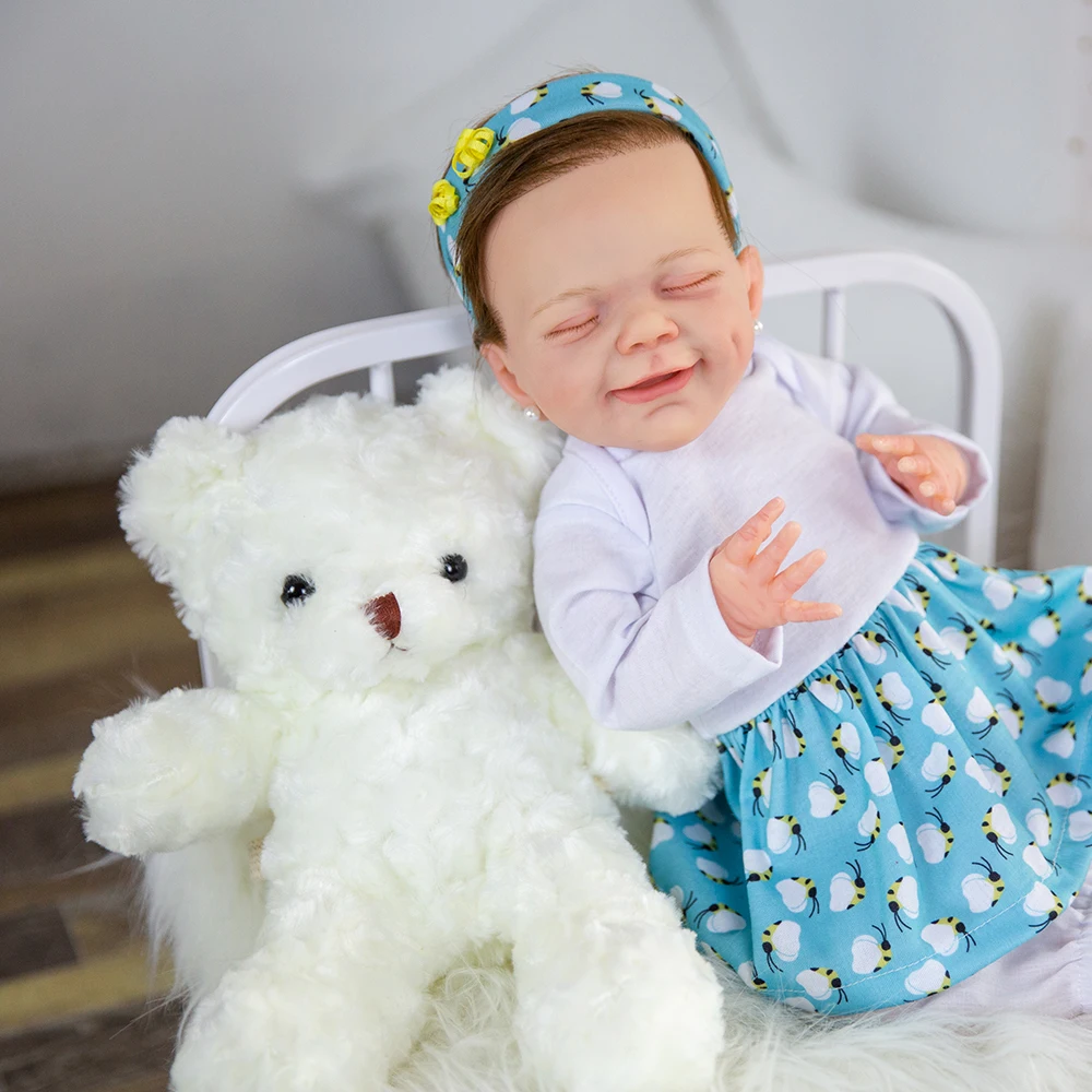 Hoomai 20 Inch Reborn Baby Dolls Soft Body Silicone Cute Girl Toy Baby Dolls Autum New Children's Day Present
Hoomai 20 Inch Reborn Baby Dolls Soft Body Silicone Cute Girl Toy Baby Dolls Autum New Children's Day Present