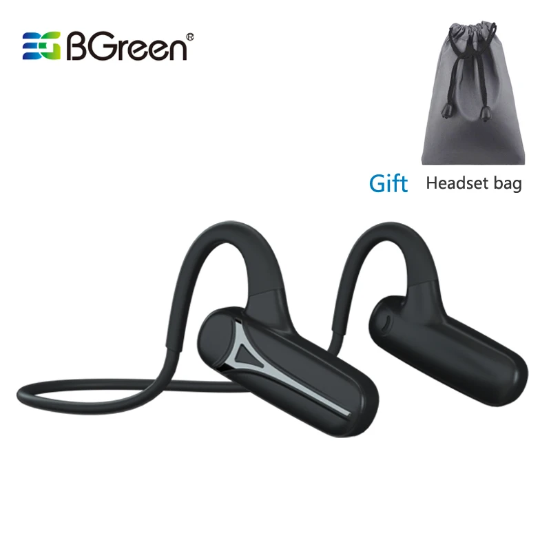 BGreen Bluetooth открытые наушники для спорта велоспорта водонепроницаемые спортивные