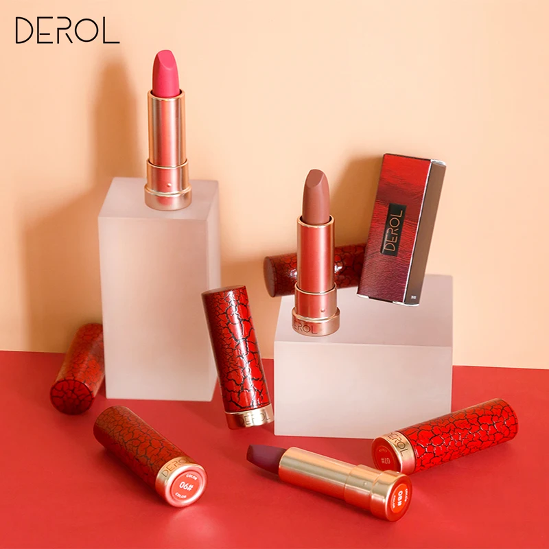 DEROL Neon 6 Color Red Lipstick Charming Matte Long Time Moisturizing Exquisite Enhances Lip Tint Velvety Sexy Lady Lip Makeup
DEROL Neon 6 Color Red Lipstick Charming Matte Long Time Moisturizing Exquisite Enhances Lip Tint Velvety Sexy Lady Lip Makeup