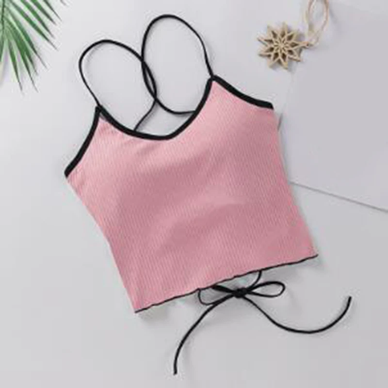Tops Women Halter Backless Bandage Sexy Crop Tops Women Cotton Womens Lingerie Underwear Padded Tank Crop Top For Women
Tops Women Halter Backless Bandage Sexy Crop Tops Women Cotton Womens Lingerie Underwear Padded Tank Crop Top For Women