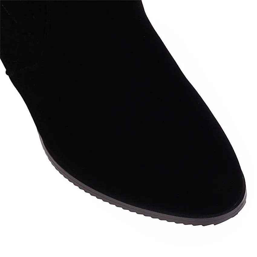 Winter Spring Autumn High Heel Mid Calf Boots Women Short Boots Woman Martin Shoes Botas Muje Small Big Size 32 - 48
Winter Spring Autumn High Heel Mid Calf Boots Women Short Boots Woman Martin Shoes Botas Muje Small Big Size 32 - 48