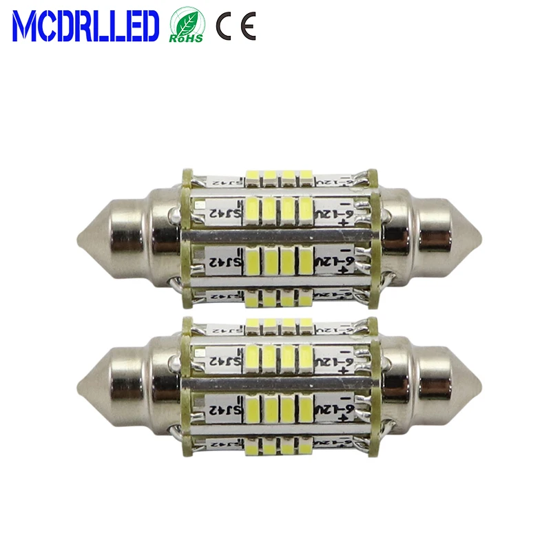 Mcdrlled 2PCS 42mm Festoon C5w C10w Car LED Light Boat Semaphore Signal Light Strobe Light 2.5W White 6V 12V Auto Led Source
Mcdrlled 2PCS 42mm Festoon C5w C10w Car LED Light Boat Semaphore Signal Light Strobe Light 2.5W White 6V 12V Auto Led Source