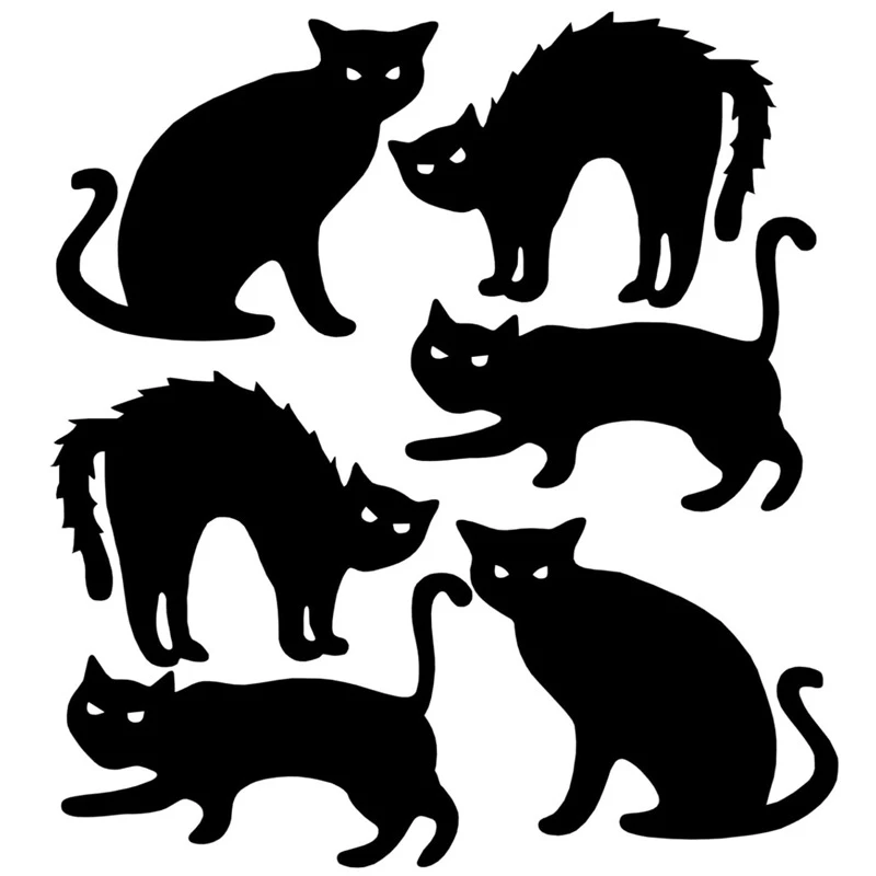 6PCS Acrylic Yard Cat Signs with Stakes- Black Cat Silhouette Yard Signs with Stakes-Lawn Party Signs Decorations
6PCS Acrylic Yard Cat Signs with Stakes- Black Cat Silhouette Yard Signs with Stakes-Lawn Party Signs Decorations