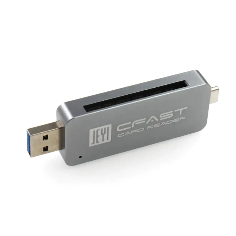 JEYI CFast Multifunction Dual Slot SATA SSD Card Reader with USB3.1 TYPE-C TYPE-A Adapter Mobile Box Offline Copy Disk Holder
JEYI CFast Multifunction Dual Slot SATA SSD Card Reader with USB3.1 TYPE-C TYPE-A Adapter Mobile Box Offline Copy Disk Holder
