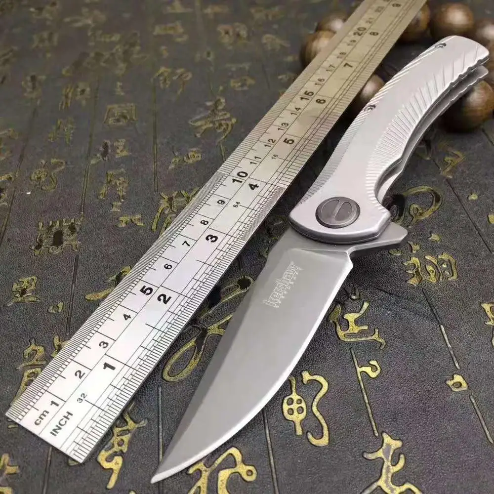 K 3490 folding pocket outdoor camping hunt knife 8cr17 blade aviation aluminum handle Tactical Survival knives EDC tools
K 3490 folding pocket outdoor camping hunt knife 8cr17 blade aviation aluminum handle Tactical Survival knives EDC tools