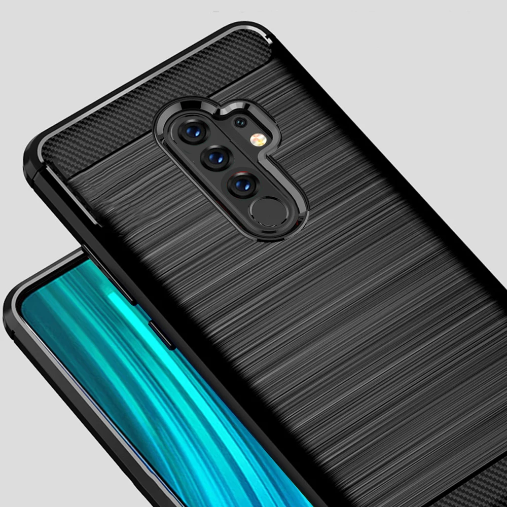 Чехлы для Xiaomi Redmi Note 8 Pro чехол из углеродного волокна 360 полный защитный телефона