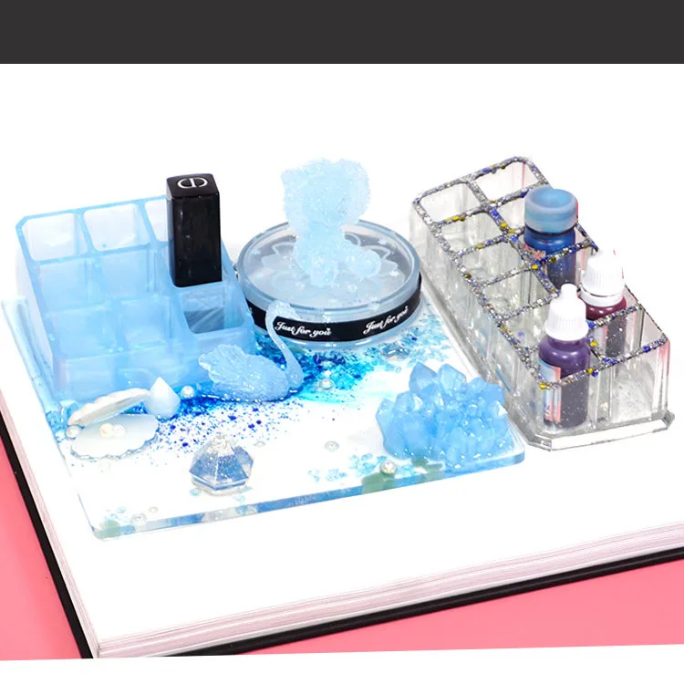 Lipstick Storage Box DIY Hand Made Crystal Trinket Silicone Mold for Resin Epoxy Resin Mold Pigment Bottle Storage UV Resin Mold
Lipstick Storage Box DIY Hand Made Crystal Trinket Silicone Mold for Resin Epoxy Resin Mold Pigment Bottle Storage UV Resin Mold