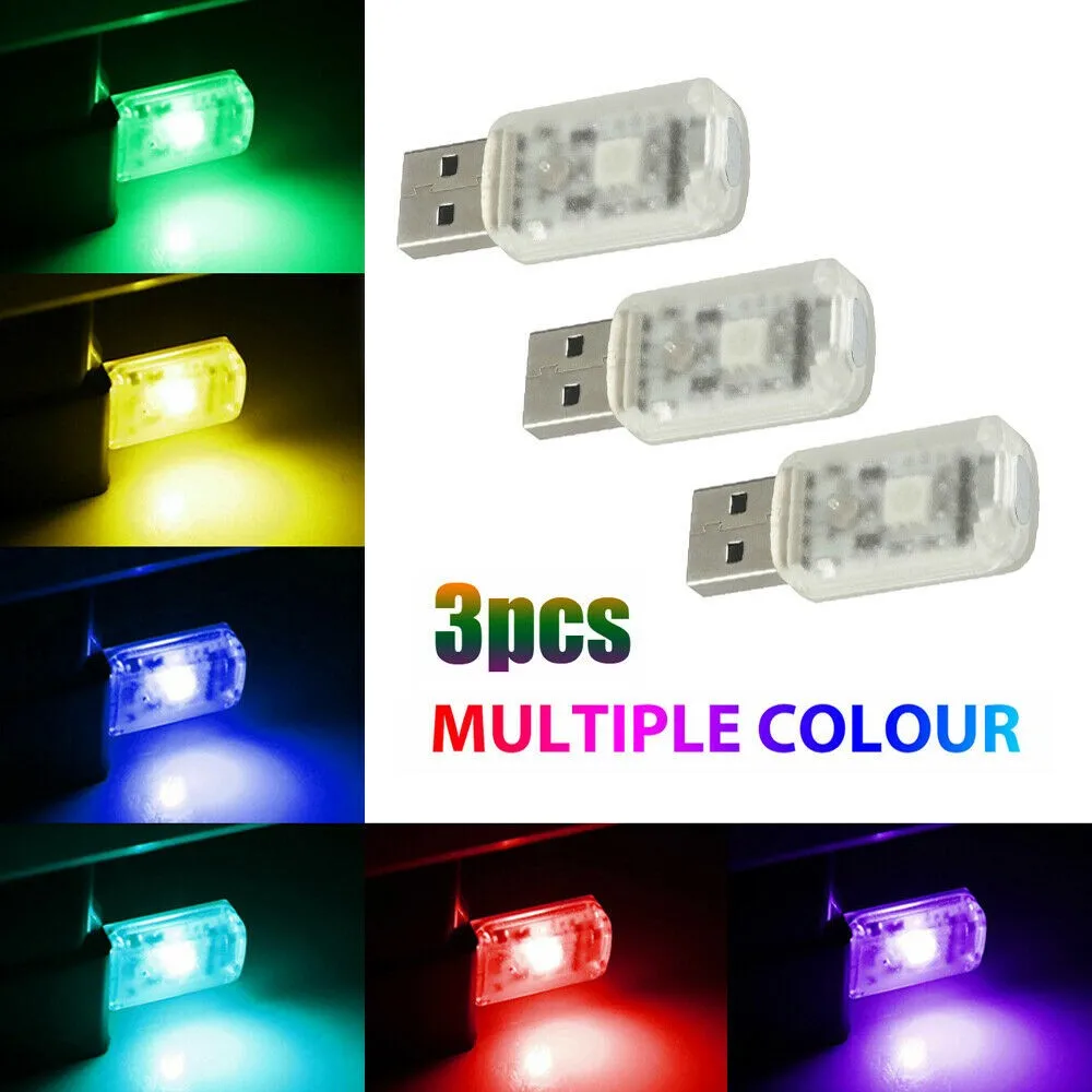3pcs USB Colorful LED Car Interior Light Neon Atmosphere Ambient Lamp Accessories Mini Touch Key USB Ambient Lights
3pcs USB Colorful LED Car Interior Light Neon Atmosphere Ambient Lamp Accessories Mini Touch Key USB Ambient Lights
