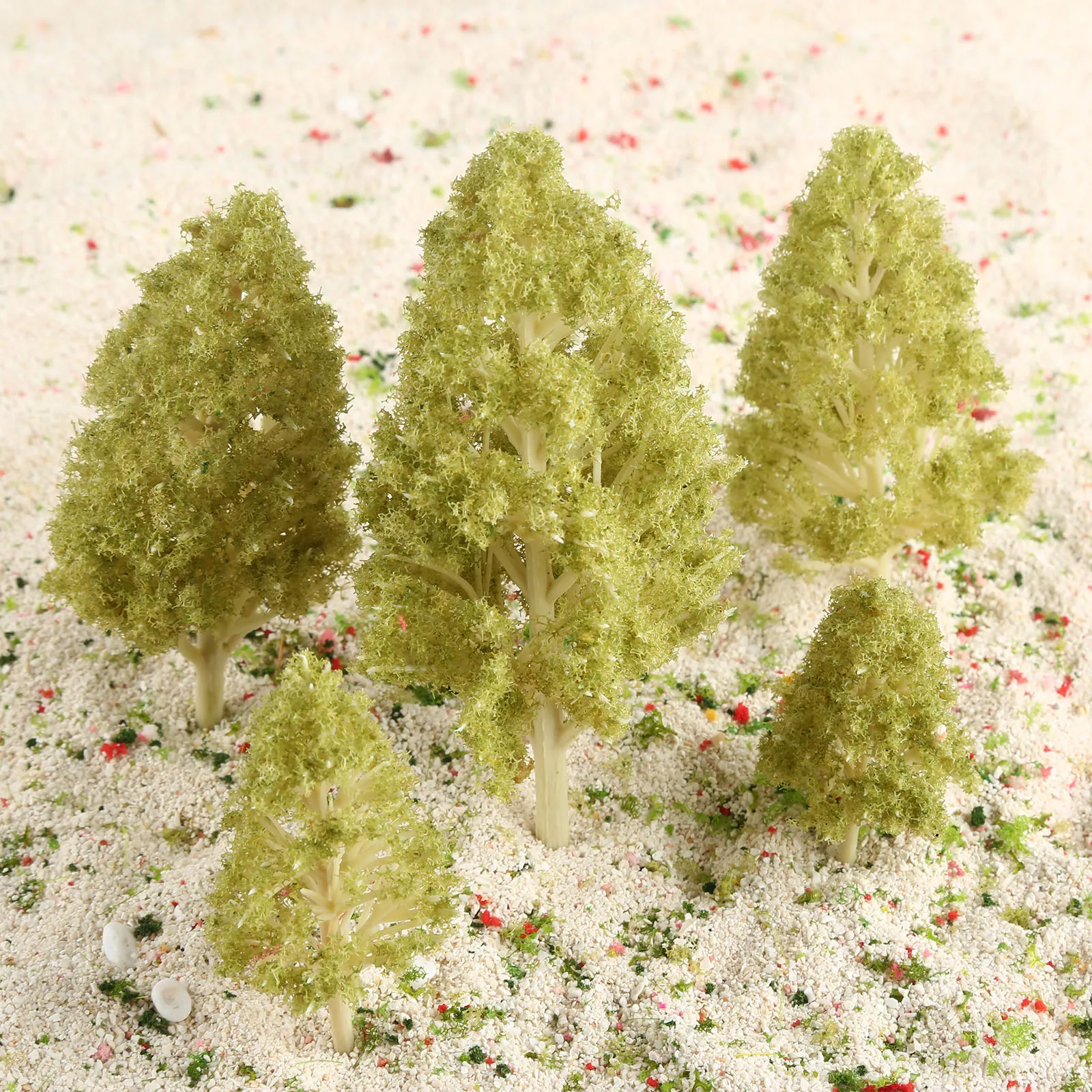 5 Pcs Model Trees Architectural Model Railroad Layout Garden Landscape 1:75-1:200 Building Landscape Accessories Toys for Kids
5 Pcs Model Trees Architectural Model Railroad Layout Garden Landscape 1:75-1:200 Building Landscape Accessories Toys for Kids