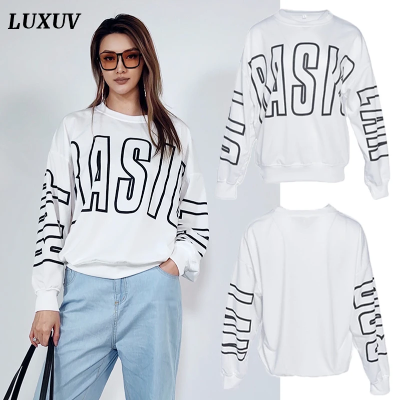 LUXUV Hoodies Women's Cool Sweatshirt Sports Jacket Sportswear Euphoria Clothing English Letter Print Goth Harajuku Blazers
LUXUV Hoodies Women's Cool Sweatshirt Sports Jacket Sportswear Euphoria Clothing English Letter Print Goth Harajuku Blazers