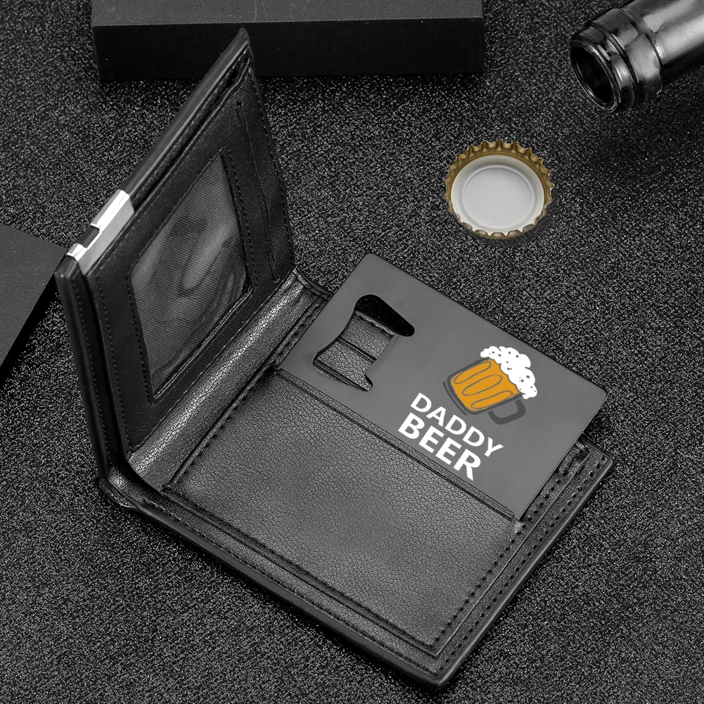 Beer Wine Card Bottle Opener Creative DADDY BEER Pattern with Stainless Steel Kitchen Bar Tool Personalized Gift Present
Beer Wine Card Bottle Opener Creative DADDY BEER Pattern with Stainless Steel Kitchen Bar Tool Personalized Gift Present