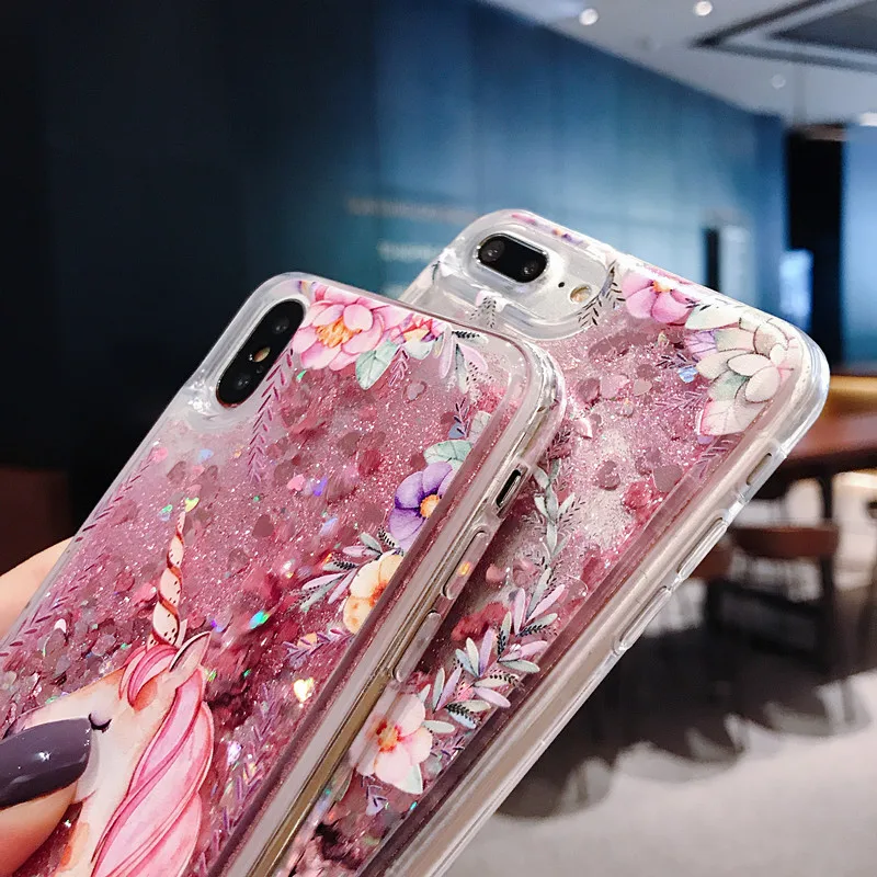 Glitter Flamingo Unicorn Dynamic Liquid Quicksand Transparent Phone Case For OPPO Realme X 3Pro A5 A7 R7 Plus R9S F11 Back Cover
Glitter Flamingo Unicorn Dynamic Liquid Quicksand Transparent Phone Case For OPPO Realme X 3Pro A5 A7 R7 Plus R9S F11 Back Cover