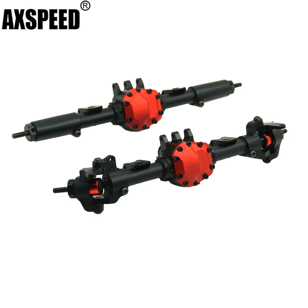 AXSPEED Metal Alloy Front Rear Straight Complete Axle For 1/10 Axial SCX10 SCX10II 90027 90028 90046 90047 RC Crawler Car
AXSPEED Metal Alloy Front Rear Straight Complete Axle For 1/10 Axial SCX10 SCX10II 90027 90028 90046 90047 RC Crawler Car