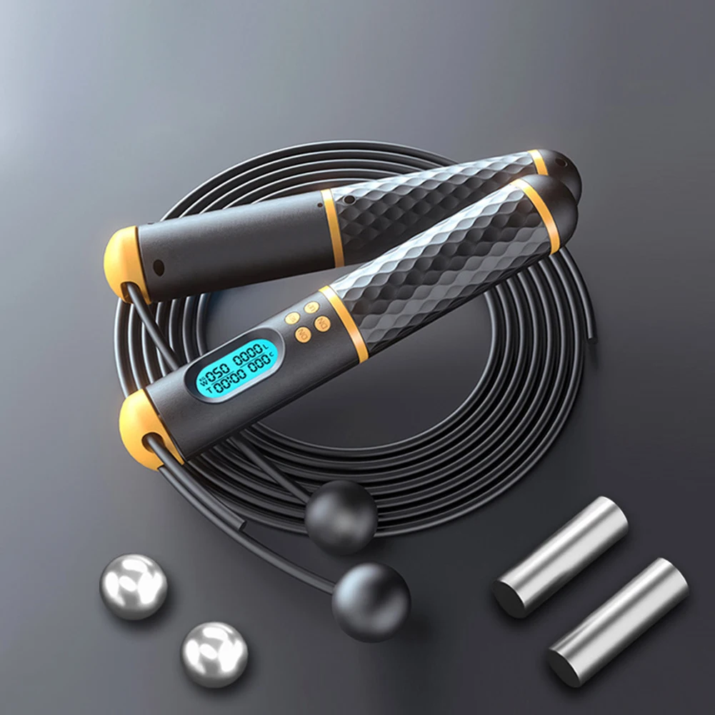 Electronic Digital Jumping Rope Weight Bearings Gym Fitness Weight Loss Counting Speed Body Building Home Exercise Skipping Rope
Electronic Digital Jumping Rope Weight Bearings Gym Fitness Weight Loss Counting Speed Body Building Home Exercise Skipping Rope