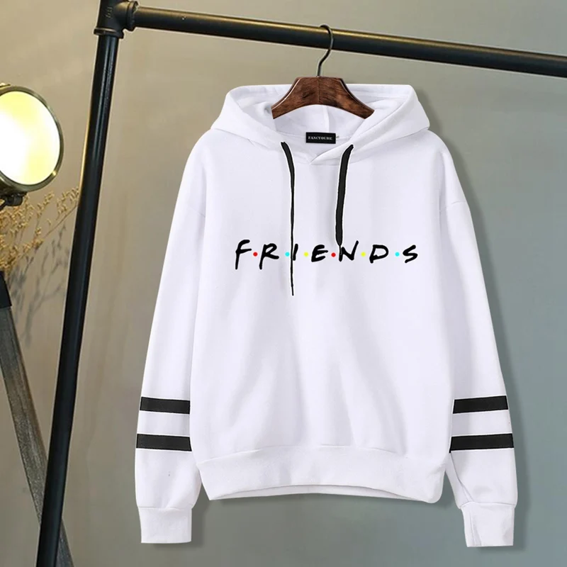 Женские толстовки с надписью Friends, модная уличная одежда, толстовка с длинным рукавом и капюшоном, женские осенние полосатые пуловеры, Пряма...
Женские толстовки с надписью Friends, модная уличная одежда, толстовка с длинным рукавом и капюшоном, женские осенние полосатые пуловеры, Пряма...