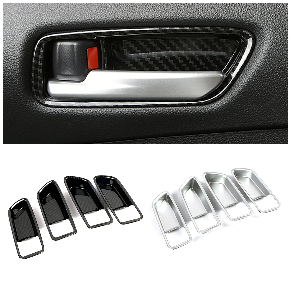 For Toyota Corolla 2019 2022 Inner Door Handle Bowl Cover Door Clasp Trim Interior Mouldings Carbon Fiber Printed Matte Silver
For Toyota Corolla 2019 2022 Inner Door Handle Bowl Cover Door Clasp Trim Interior Mouldings Carbon Fiber Printed Matte Silver