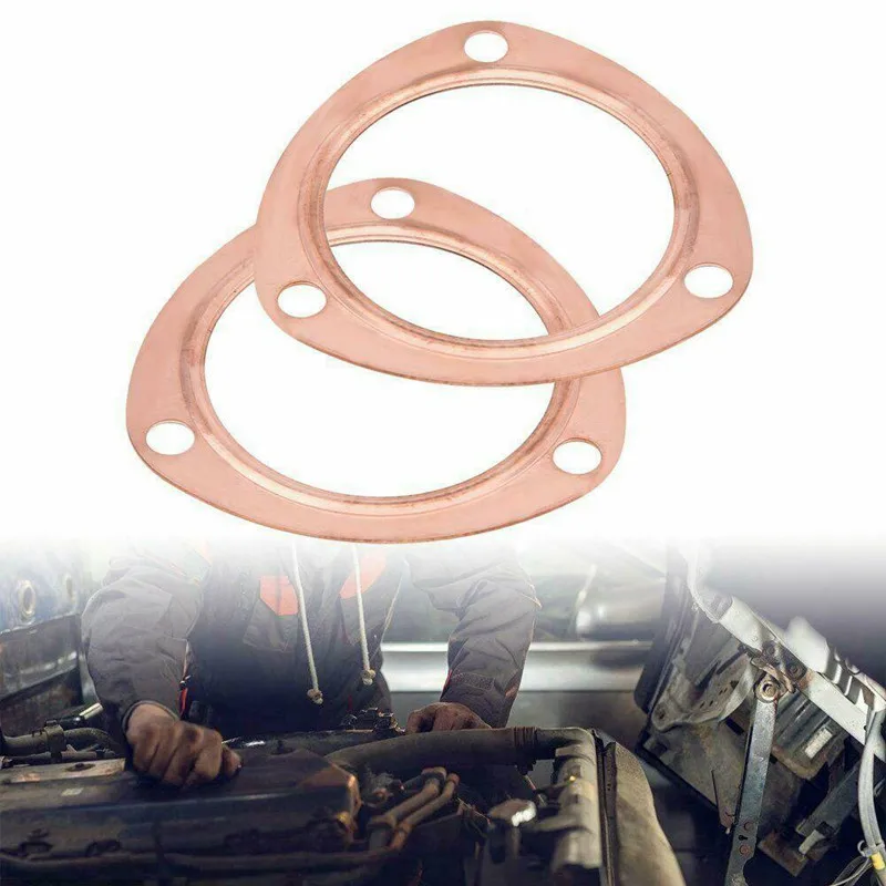 2 1/2" Copper Header Exhaust Collector Gaskets Reusable SBC BBC 302 350 454 2.5" Auto Car Accessories
2 1/2" Copper Header Exhaust Collector Gaskets Reusable SBC BBC 302 350 454 2.5" Auto Car Accessories