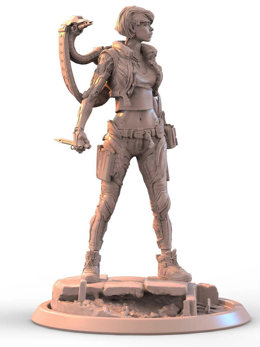 1/24 75mm 1/18 100mm Resin Model Female Bounty Hunter Figure Unpainted No Color RW-244 
1/24 75mm 1/18 100mm Resin Model Female Bounty Hunter Figure Unpainted No Color RW-244