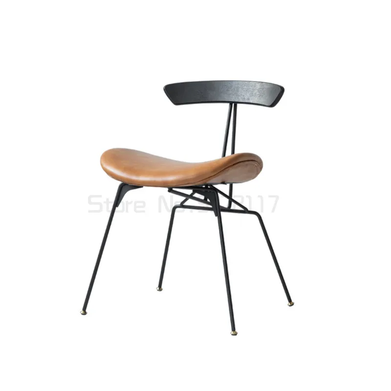 Nordic retro industrial dining chair simple iron designer chair backrest leisure chair
Nordic retro industrial dining chair simple iron designer chair backrest leisure chair