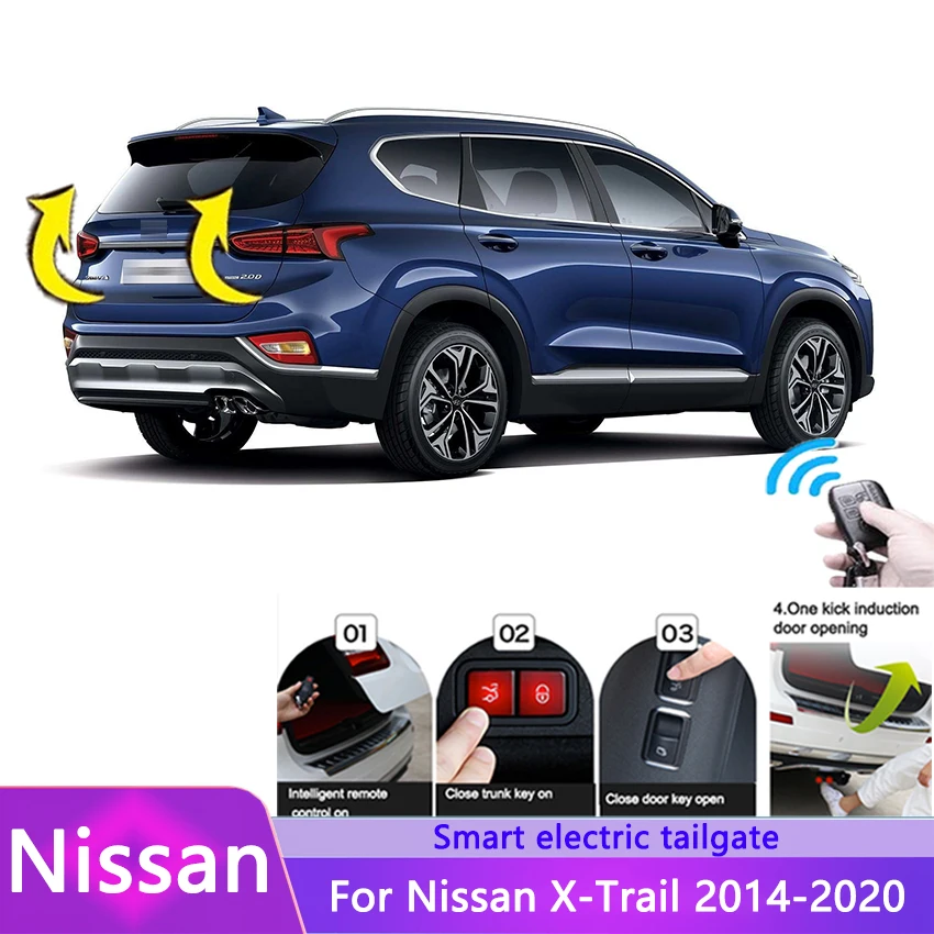 Автомобильные аксессуары, Электрический подъемник задних ворот для Nissan X-Trail 2014-2020, Электрический багажник с электронным управлением
Автомобильные аксессуары, Электрический подъемник задних ворот для Nissan X-Trail 2014-2020, Электрический багажник с электронным управлением