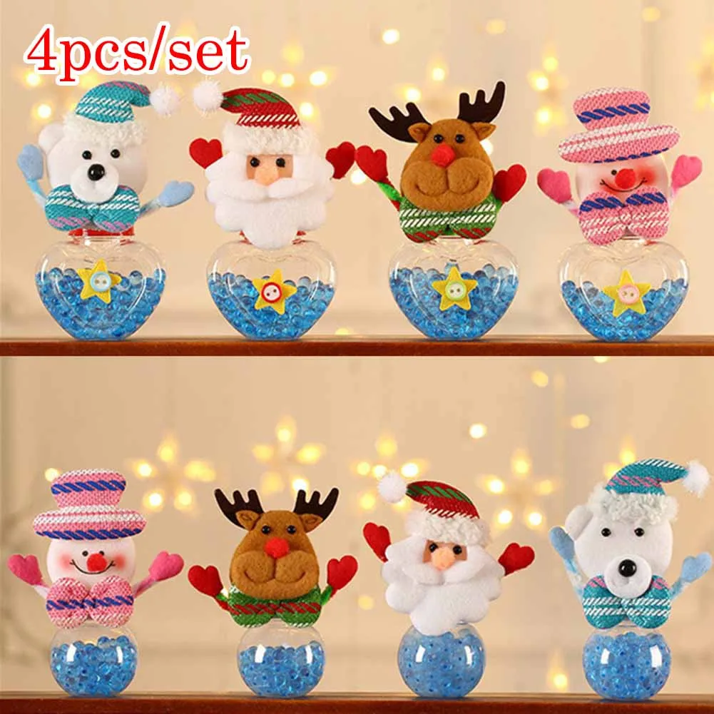 4PCS Child Kids Christmas Candy Jar Round Heart Storage Bottle Snowman Elk Santa Doll Bag Holder Sweet Xmas New Year Gifts
4PCS Child Kids Christmas Candy Jar Round Heart Storage Bottle Snowman Elk Santa Doll Bag Holder Sweet Xmas New Year Gifts