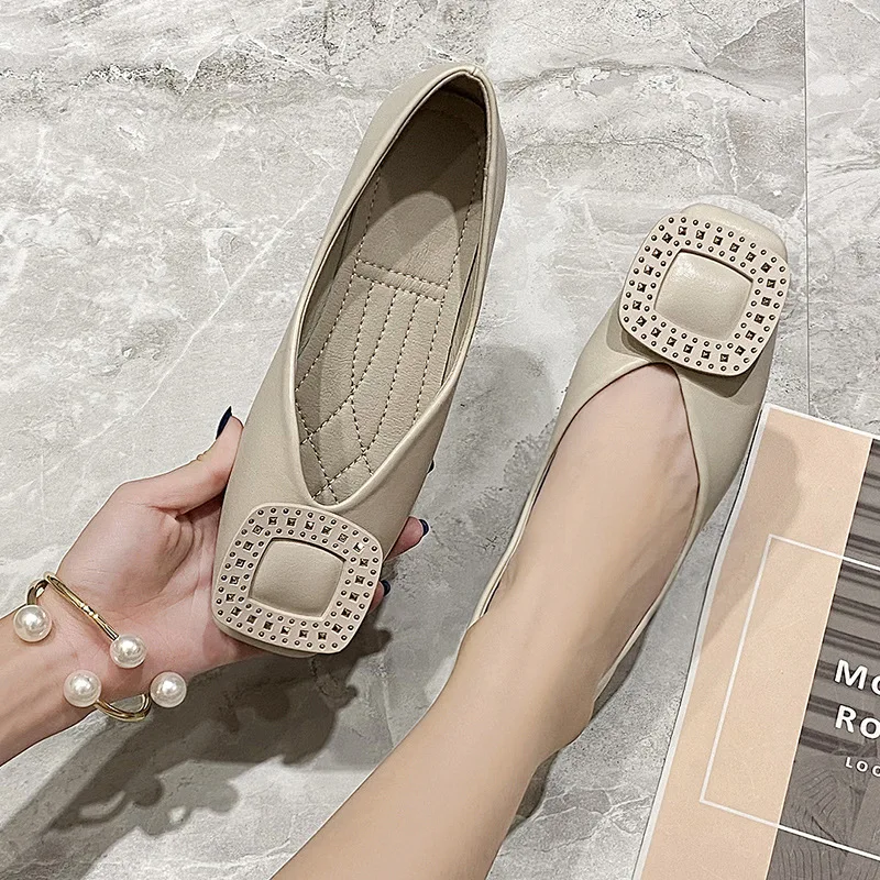 Summer Footwear Women Flats Boat Shoes Flats Shoes Women Summer Slip on Ballet Flats Dress Shoes 2021
Summer Footwear Women Flats Boat Shoes Flats Shoes Women Summer Slip on Ballet Flats Dress Shoes 2021