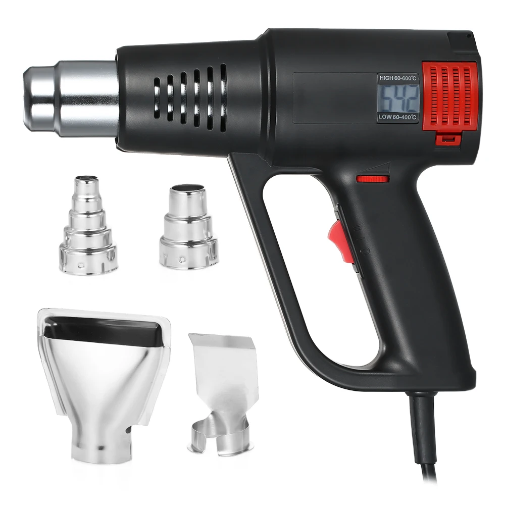 AC220-240V 2000W Heat Gun Industrial Electric Hot Air Gun Kit Professional Heat guns Shrink Wrap Blower Heater
AC220-240V 2000W Heat Gun Industrial Electric Hot Air Gun Kit Professional Heat guns Shrink Wrap Blower Heater