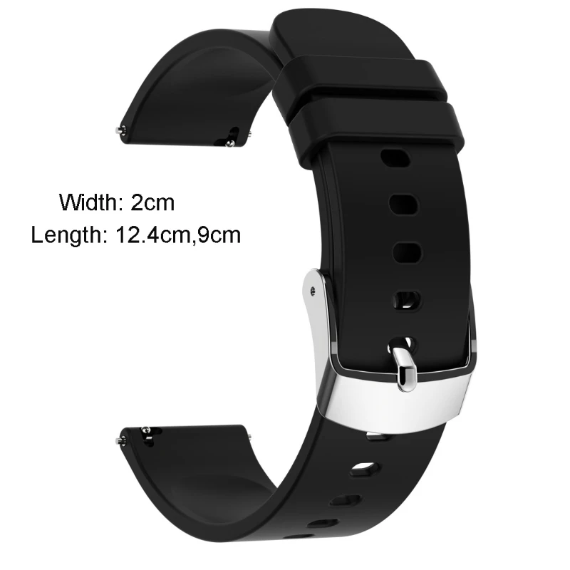 Silicone Universal 20mm Wrist Strap Watch Band For P22 Smart Watch and Other Smart Bracelet Women Men Sport Strap
Silicone Universal 20mm Wrist Strap Watch Band For P22 Smart Watch and Other Smart Bracelet Women Men Sport Strap