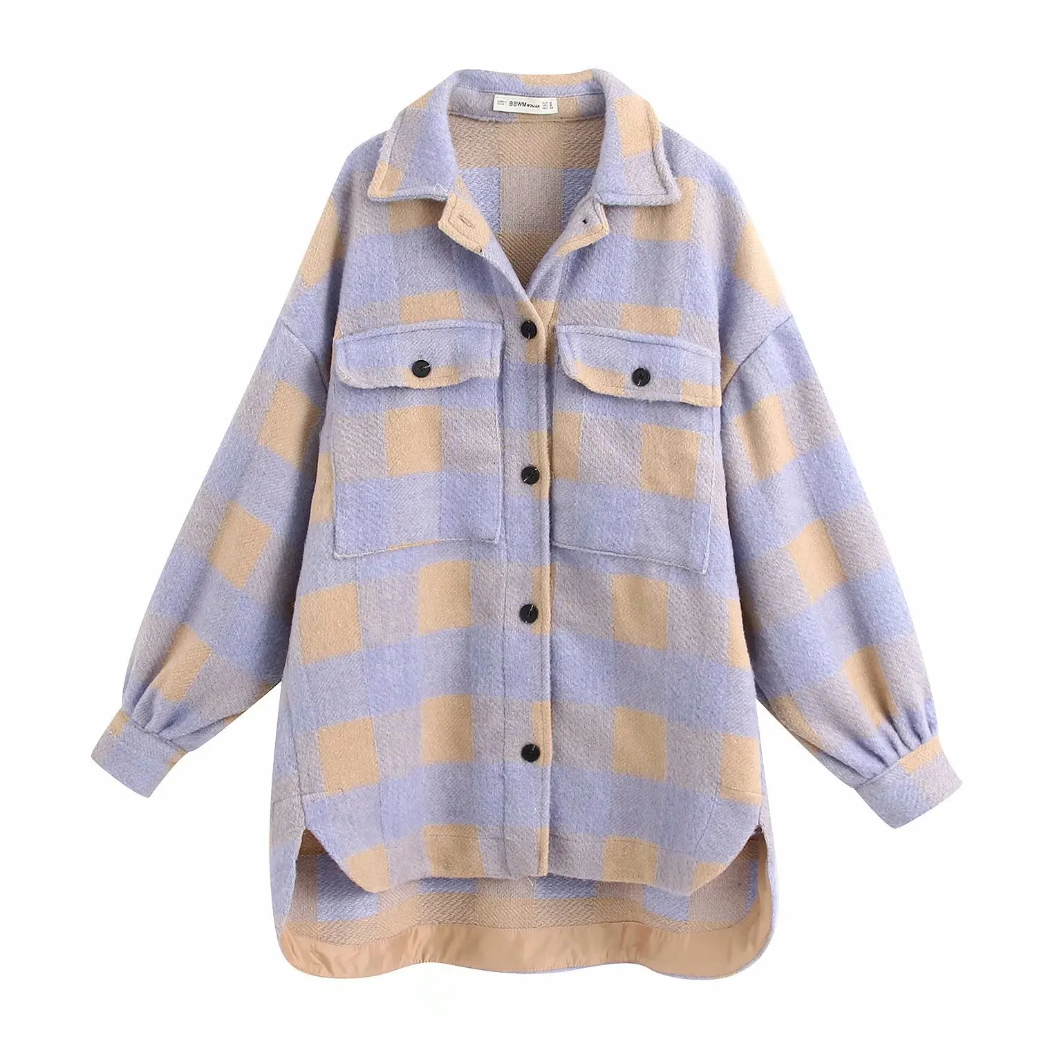 2020 new Spring Summer New Style European Plaid Loose Fit female Shirt Coat zaraing vadiming sheining womens shirt coat BGB2124
2020 new Spring Summer New Style European Plaid Loose Fit female Shirt Coat zaraing vadiming sheining womens shirt coat BGB2124