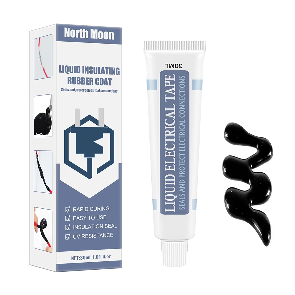 30ml Liquid Insulation Electrical Wire Cable Sealant Tape Paste Waterproof Anti UV Fast Dry Board Electronic Sealant NoCorrosion
30ml Liquid Insulation Electrical Wire Cable Sealant Tape Paste Waterproof Anti UV Fast Dry Board Electronic Sealant NoCorrosion