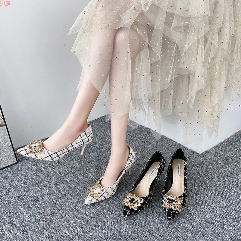 High 5cm-8cm 2021 Summer New Shoes Women's Shoes Slip-on High Heel Stiletto Pointed Rubber Shallow Mouth 2021spring Cloth Shoes
High 5cm-8cm 2021 Summer New Shoes Women's Shoes Slip-on High Heel Stiletto Pointed Rubber Shallow Mouth 2021spring Cloth Shoes