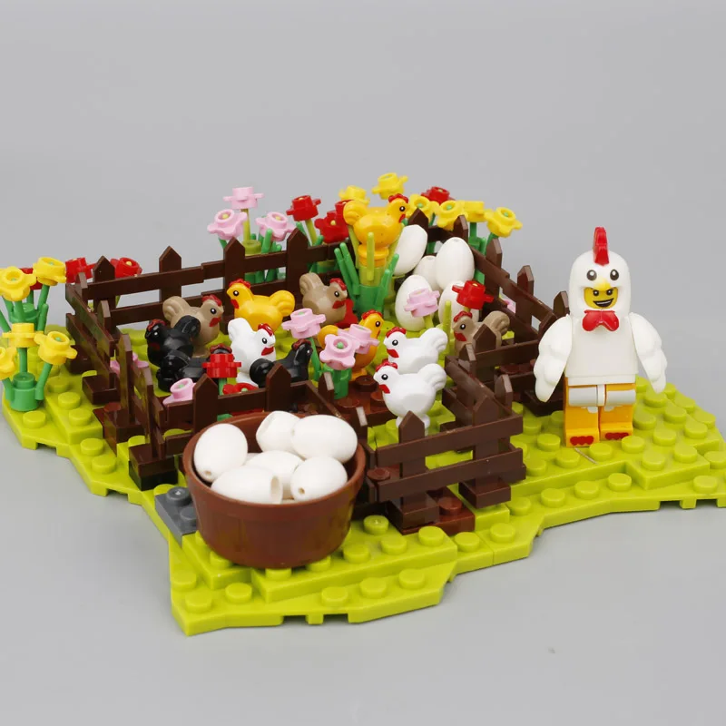City Farm House Animal Building Blocks Figures Accessories Dogs Pigs Chicken MOC Model Bricks Parts For Kids Toys 
City Farm House Animal Building Blocks Figures Accessories Dogs Pigs Chicken MOC Model Bricks Parts For Kids Toys