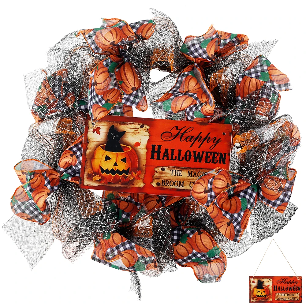 Halloween Autumn Artificial Wreath Home Decoration Christmas Wreath Weave Door Hanging Hotel Window Shopping Mall Wall Decor
Halloween Autumn Artificial Wreath Home Decoration Christmas Wreath Weave Door Hanging Hotel Window Shopping Mall Wall Decor