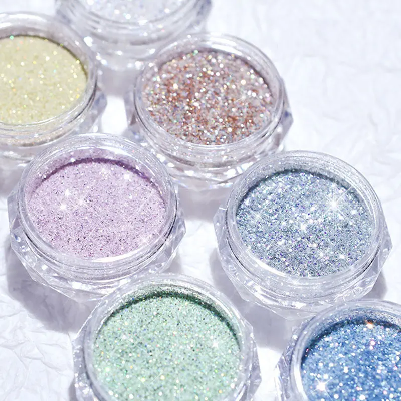 8 Colors Holographic Nail Glitter Nail Diamond Powder Crystal Shiny Manicure Party Makeup Nail Dust Nail Decoration
8 Colors Holographic Nail Glitter Nail Diamond Powder Crystal Shiny Manicure Party Makeup Nail Dust Nail Decoration