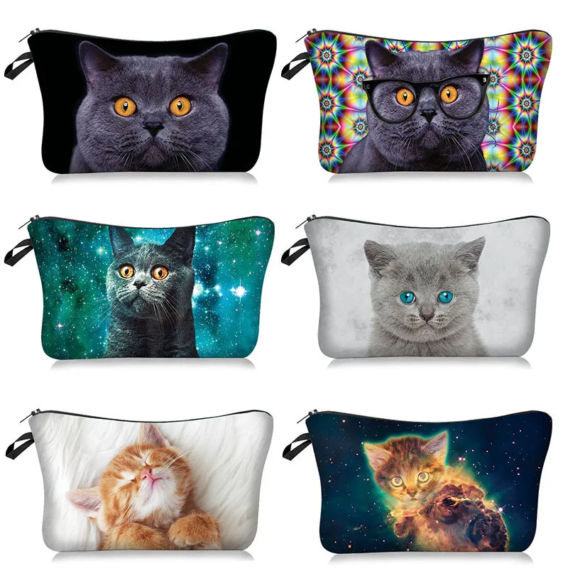 1Pcs Cat Printed Makeup Bag Women Lovely Travel Cosmetic Bag Funny Toiletry Organizer Bags Cute Cat Printing Portable Pouch Case
1Pcs Cat Printed Makeup Bag Women Lovely Travel Cosmetic Bag Funny Toiletry Organizer Bags Cute Cat Printing Portable Pouch Case