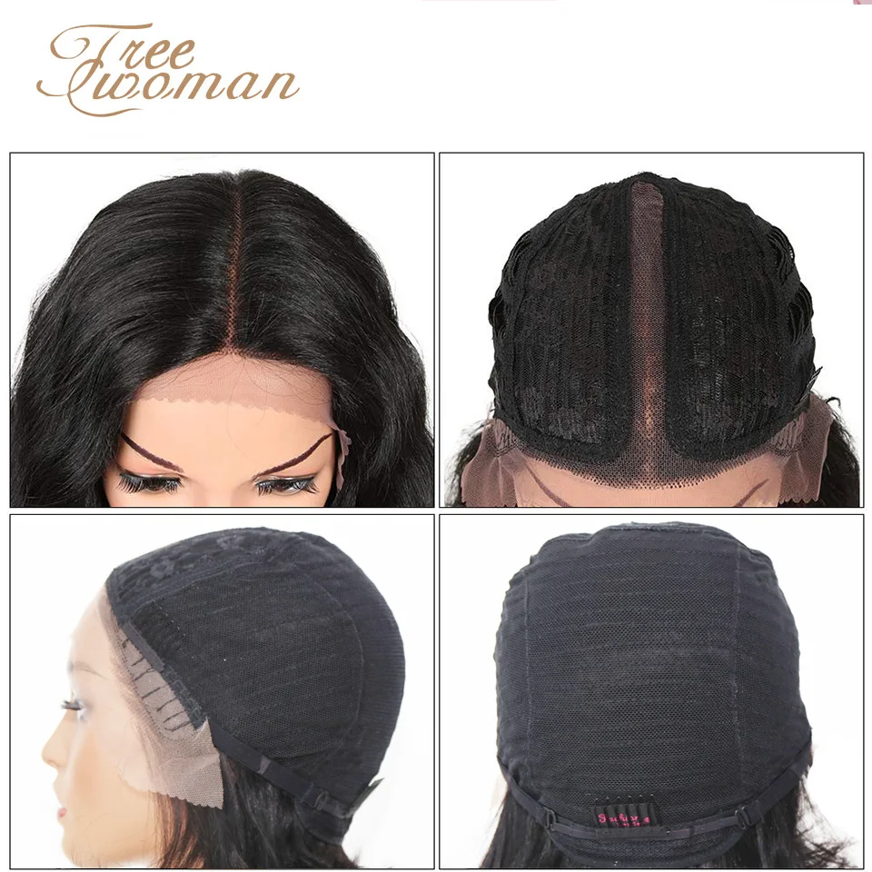 FREEWOMAN Short Water Wave Wigs Synthetic Lace Front Wig For Black Women Natural Wavy Hair Heat Resistant Fiber American styled
FREEWOMAN Short Water Wave Wigs Synthetic Lace Front Wig For Black Women Natural Wavy Hair Heat Resistant Fiber American styled