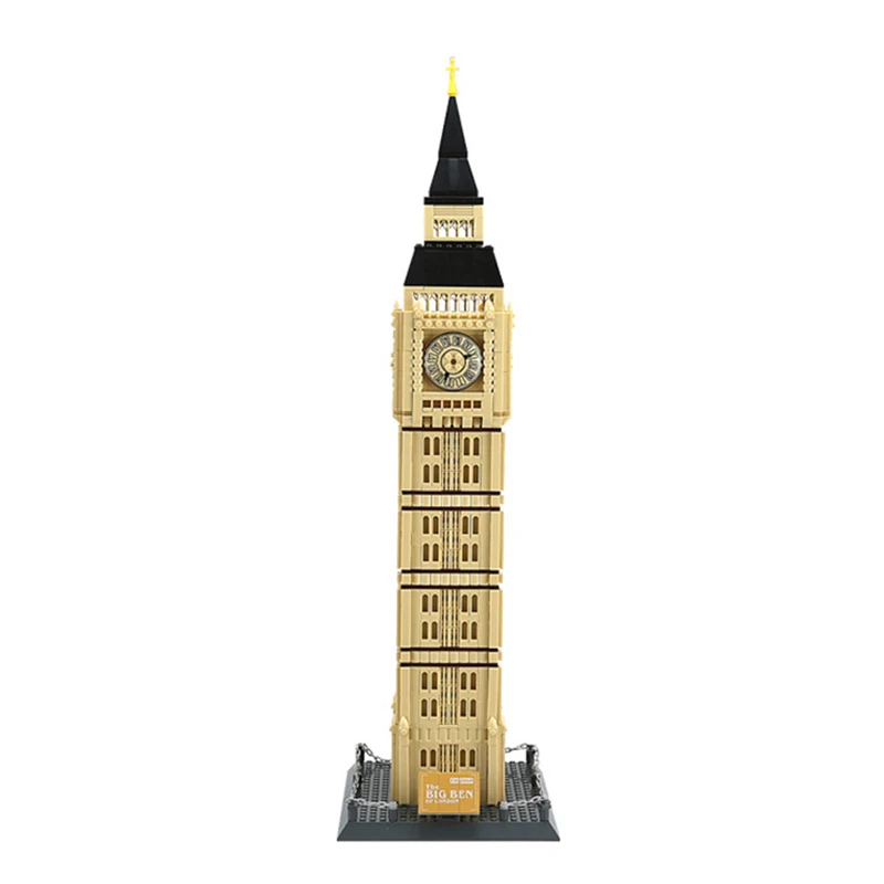 Wange 5216 Big Ben Elizabeth Tower 3D Model Building Blocks Kit Assembly Educationa Toy Bricks Gift Children Toys for Boys
Wange 5216 Big Ben Elizabeth Tower 3D Model Building Blocks Kit Assembly Educationa Toy Bricks Gift Children Toys for Boys