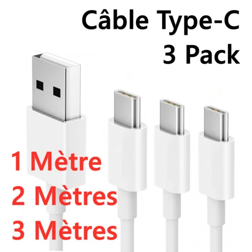 Chargeur Câble USB Type C 2.4 A Pour For Samsung S8 S9 S10 Plus Note 8 9 A20e A40
Chargeur Câble USB Type C 2.4 A Pour For Samsung S8 S9 S10 Plus Note 8 9 A20e A40