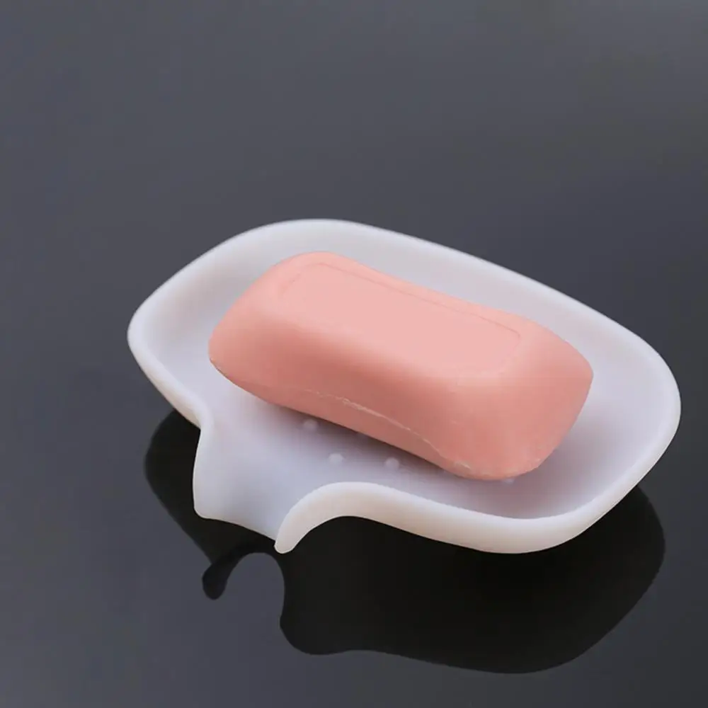 Silicone Soap Holder Non-slip Bathroom Shower Sponge Holder Soap Dish Tray Draining Rack Home Storage Box 14.5cm x 8.5cm x 2.5cm
Silicone Soap Holder Non-slip Bathroom Shower Sponge Holder Soap Dish Tray Draining Rack Home Storage Box 14.5cm x 8.5cm x 2.5cm