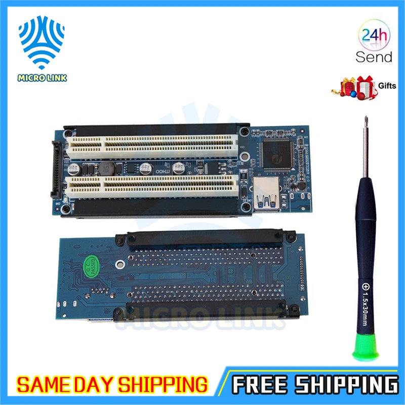 Переходная карта PCI E Express X1 на Dual Райзер расширенный адаптер соединительная