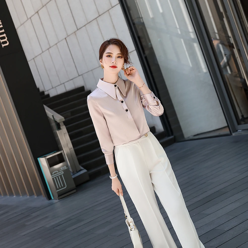 2021 Elegant Spring/Autumn Female Clothing Polyester 100% White Women Tops and Blouses Casual Office Ladies Shirts Plus Size 4XL
2021 Elegant Spring/Autumn Female Clothing Polyester 100% White Women Tops and Blouses Casual Office Ladies Shirts Plus Size 4XL