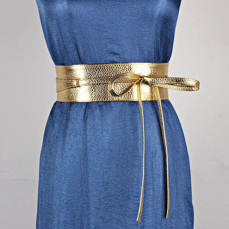 1PC Fashion PU Leather Women Lady Metallic Color Soft Leather Wide Belt Self Tie Wrap Waist Decorative Dress Sweater Waistband
1PC Fashion PU Leather Women Lady Metallic Color Soft Leather Wide Belt Self Tie Wrap Waist Decorative Dress Sweater Waistband