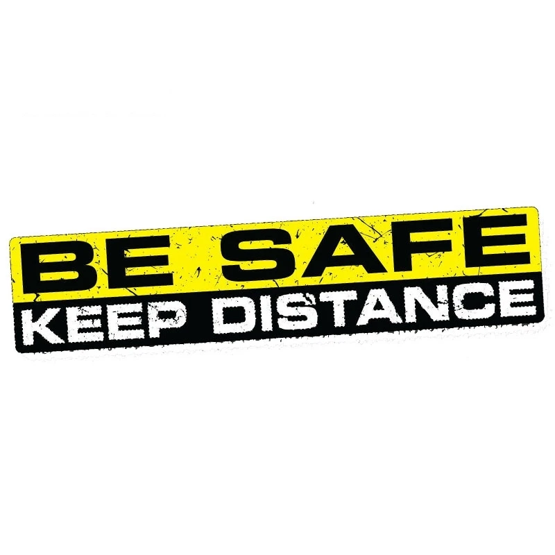 15cm X 3cm Personality Car Stickers PVC Decal BE SAFE KEEP DISTANCE Motorcycle Car Window Accessories
15cm X 3cm Personality Car Stickers PVC Decal BE SAFE KEEP DISTANCE Motorcycle Car Window Accessories