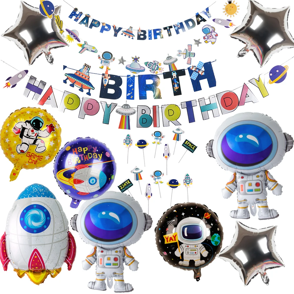 Outer Space Party Giant Rocket Astronaut balloons Rocket Foil Balloons Galaxy Theme Party Baby Boy Kids Birthday Party Decor
Outer Space Party Giant Rocket Astronaut balloons Rocket Foil Balloons Galaxy Theme Party Baby Boy Kids Birthday Party Decor