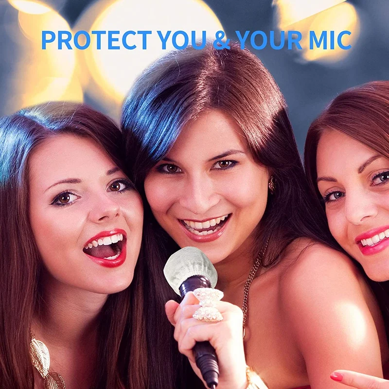 200Pcs Disposable Microphone Cover, Non-Woven Mic Cover No-Odor Windscreen, Universal Handheld Mic Fit to O and U Shape 
200Pcs Disposable Microphone Cover, Non-Woven Mic Cover No-Odor Windscreen, Universal Handheld Mic Fit to O and U Shape