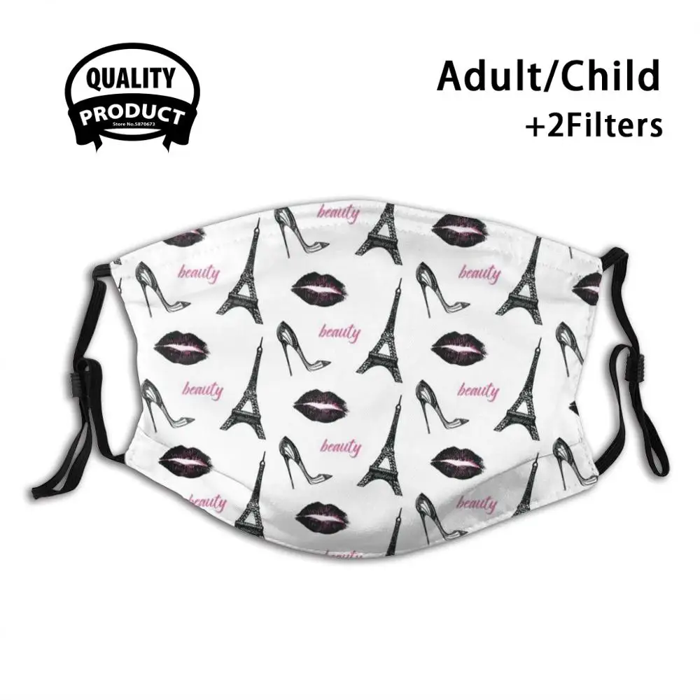 Paris Beauty Pattern Anti Dust Face Mask Washable Filter ReusableFrance Parisien Lips Sexy 
Paris Beauty Pattern Anti Dust Face Mask Washable Filter ReusableFrance Parisien Lips Sexy